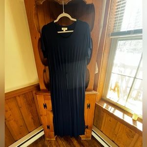 Style & Co Short Sleeve Maxi Dress